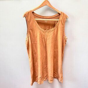 Flax Cotton Sleeveless Top- Size‎ L